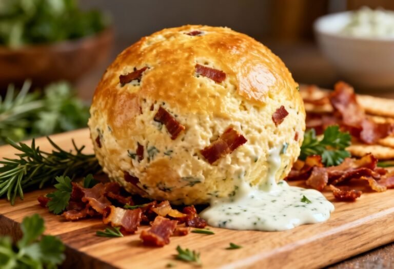 Bacon Ranch Cheese Ball Recipe: The Ultimate Party Appetizer!