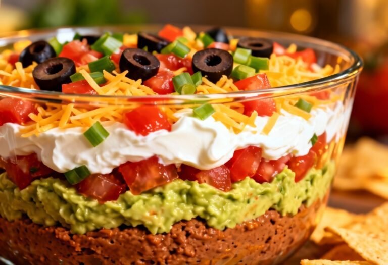 7 Layer Dip Recipe Easy: The Ultimate Party Appetizer!