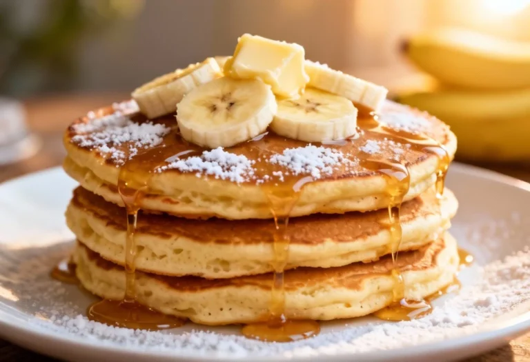 Banana Pancakes with Pancake Mix Recipe: The Fluffiest Stack Ever!
