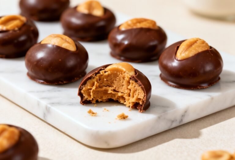 Peanut Butter Buckeyes Recipe: The Easiest No-Bake Treat!