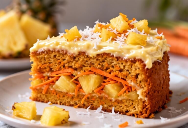 Pineapple Carrot Cake Recipe: A Tropical Twist on a Classic!