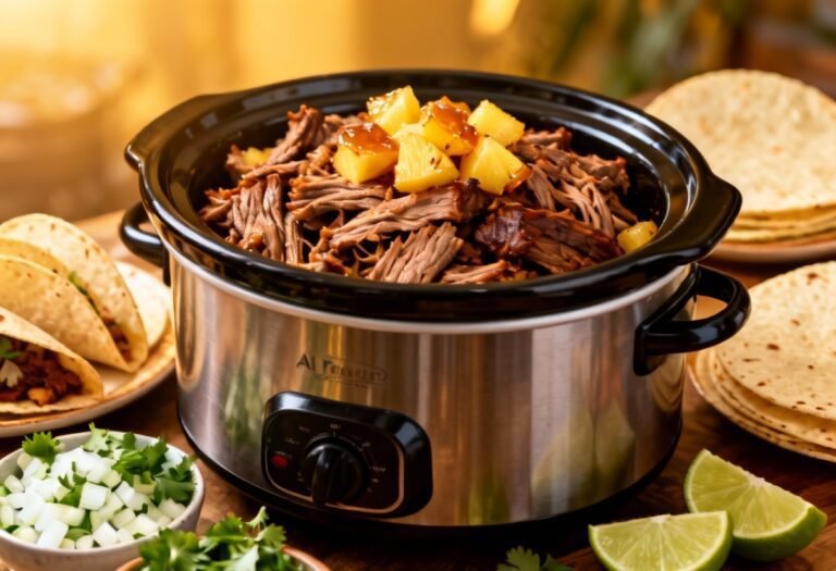 Al Pastor Recipe Slow Cooker: Taco Night Made Easy!