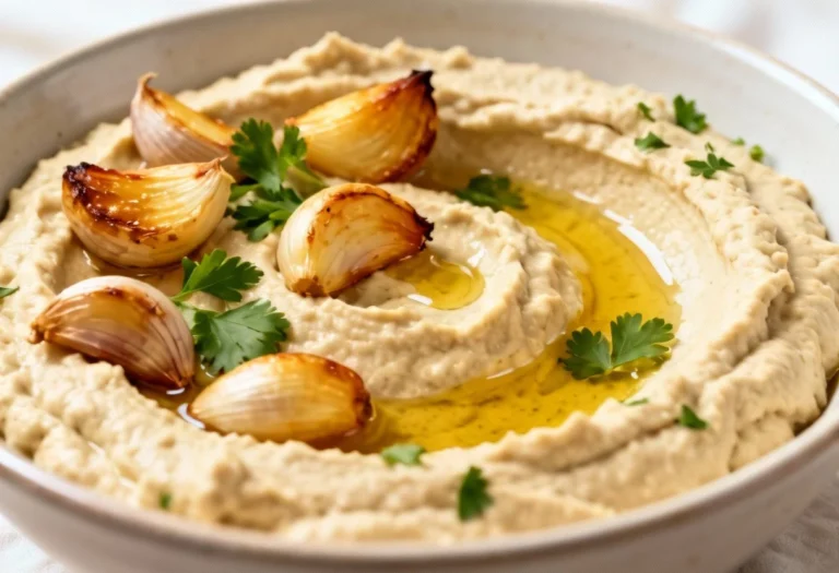 Roasted Garlic Hummus Recipe: Creamy, Dreamy, and Irresistibly Garlicky!