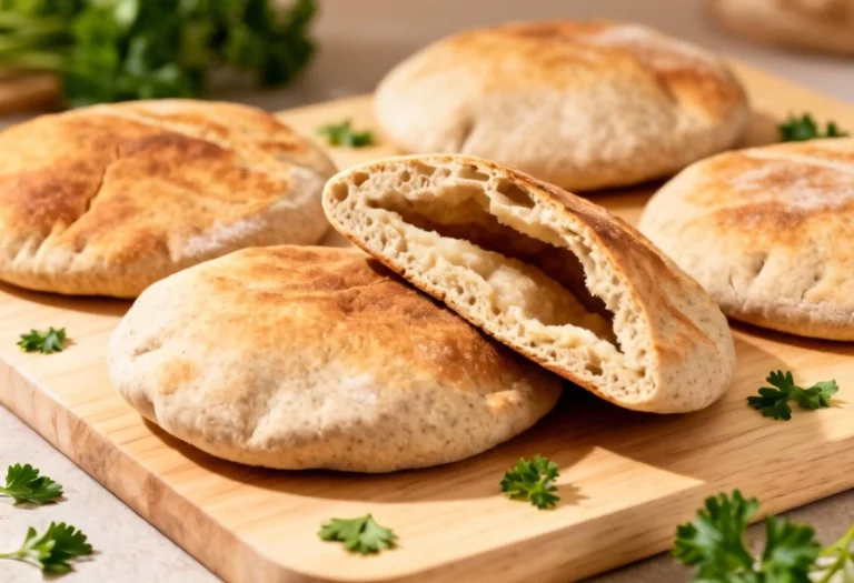 Whole Wheat Pita Bread Recipe: The Perfect Pocket Every Time!