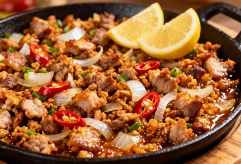 Pork Sisig Recipe Filipino Food: Sizzling, Savory, and Simply Irresistible!