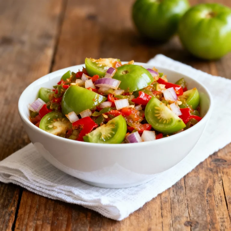 Green Tomato Chow Chow Recipe: Tangy Southern Delight!