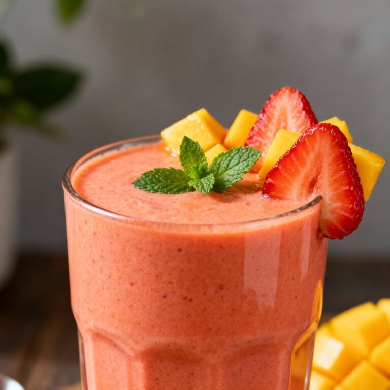 Strawberry Mango Smoothie Recipe: Sunshine in a Glass!