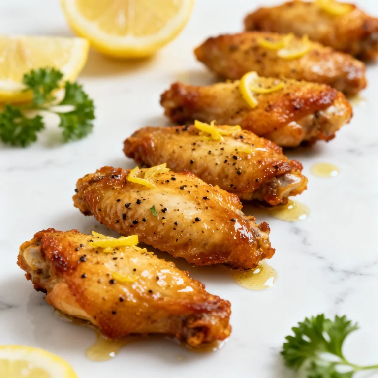 Lemon Pepper Chicken Wings Recipe Air Fryer: Crispy Perfection in Minutes!