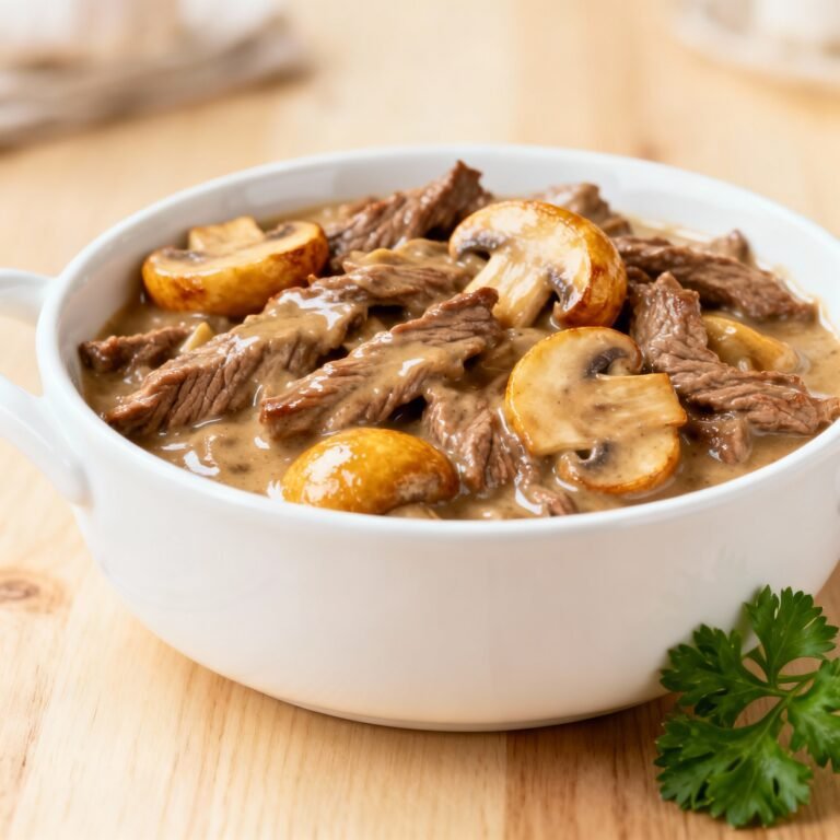 Recipe for Beef Stroganoff: Creamy Comfort Food in Under an Hour