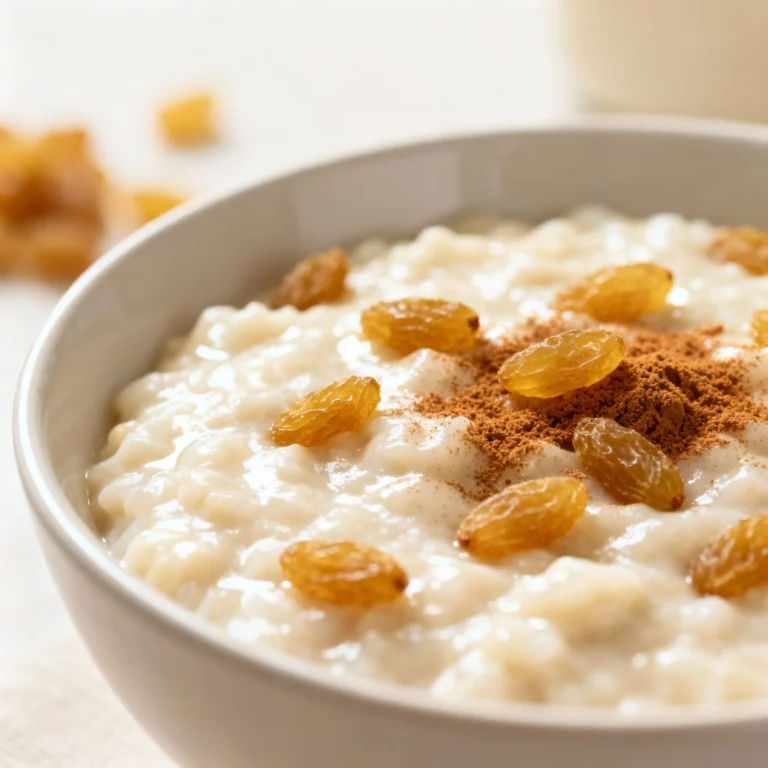 Easy Rice Pudding Recipe: Creamy Comfort in Every Spoonful