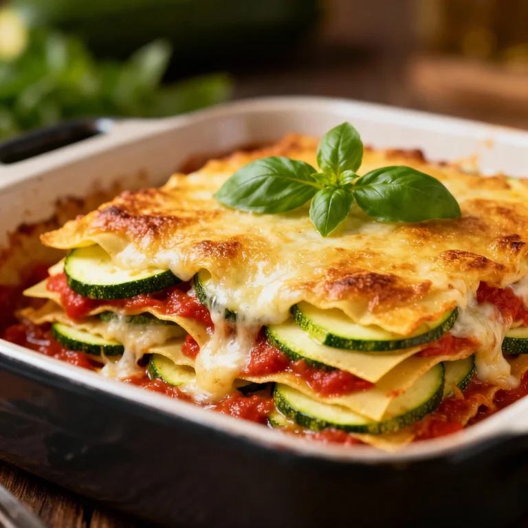 Zucchini Lasagna Recipe Easy: The Guilt-Free Comfort Food You’ll Crave