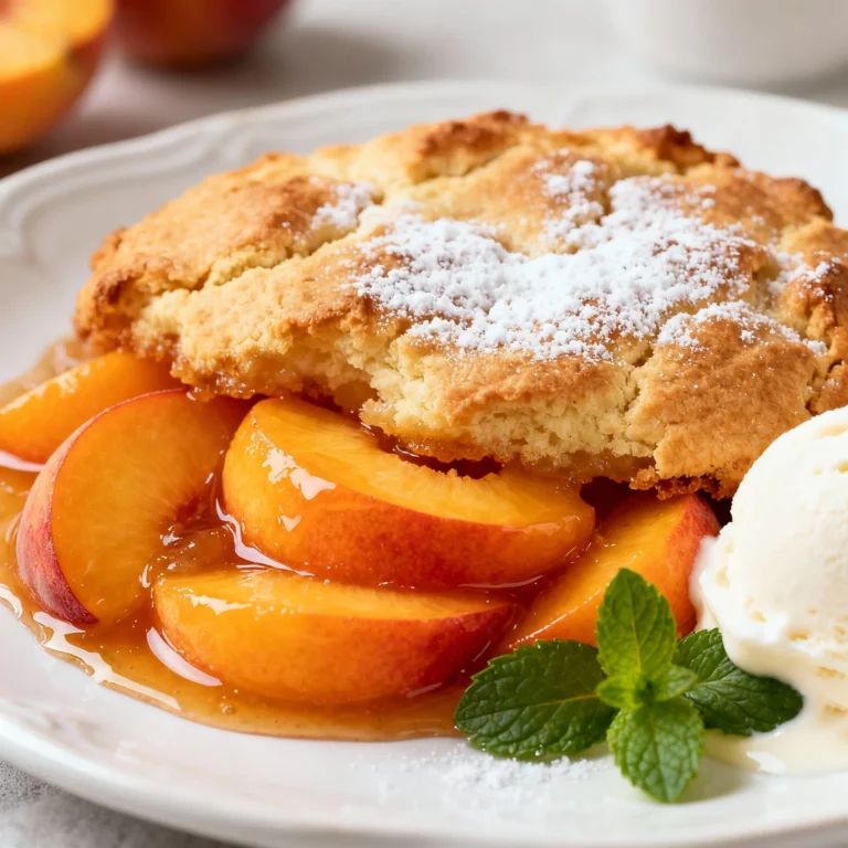 Easy Peach Cobbler Recipe Canned Peaches: Summer Comfort in Every Bite!