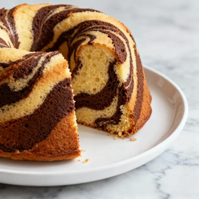 Easy Marble Cake Recipe: Swirls of Deliciousness in Every Bite!