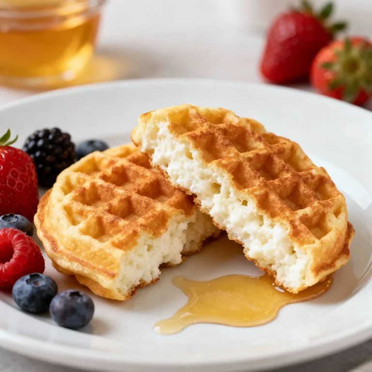 Cottage Cheese Chaffle Recipe: The Fluffiest, Lowest-Carb Waffle EVER!