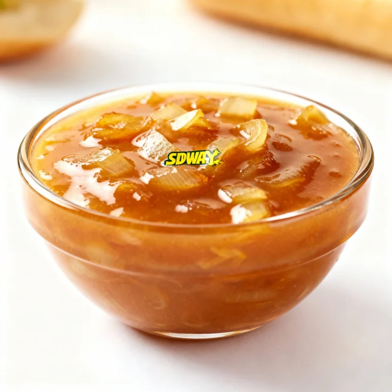 Subway Sweet Onion Sauce Recipe: Unlock the Secret Flavor!