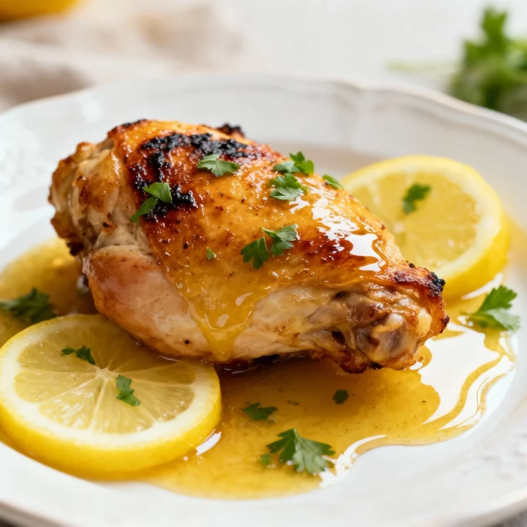 Lemon Chicken Thigh Recipe: The Zesty Weeknight Dinner You’ll Crave