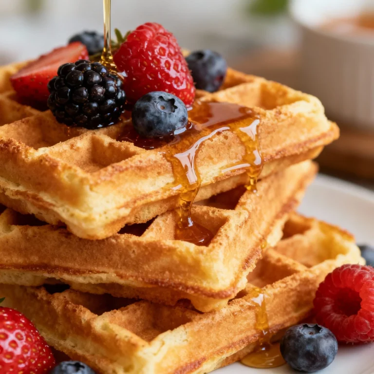 Easy Homemade Waffle Recipe: Crispy Perfection in Minutes!
