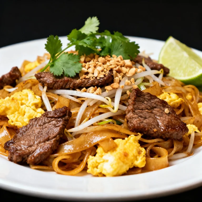 Beef Pad Thai Recipe: A Flavor Explosion in Every Bite!