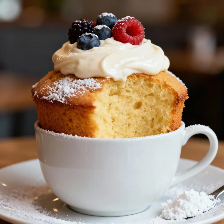 Cake in a Cup Recipe: Your 5-Minute Dessert Fix!