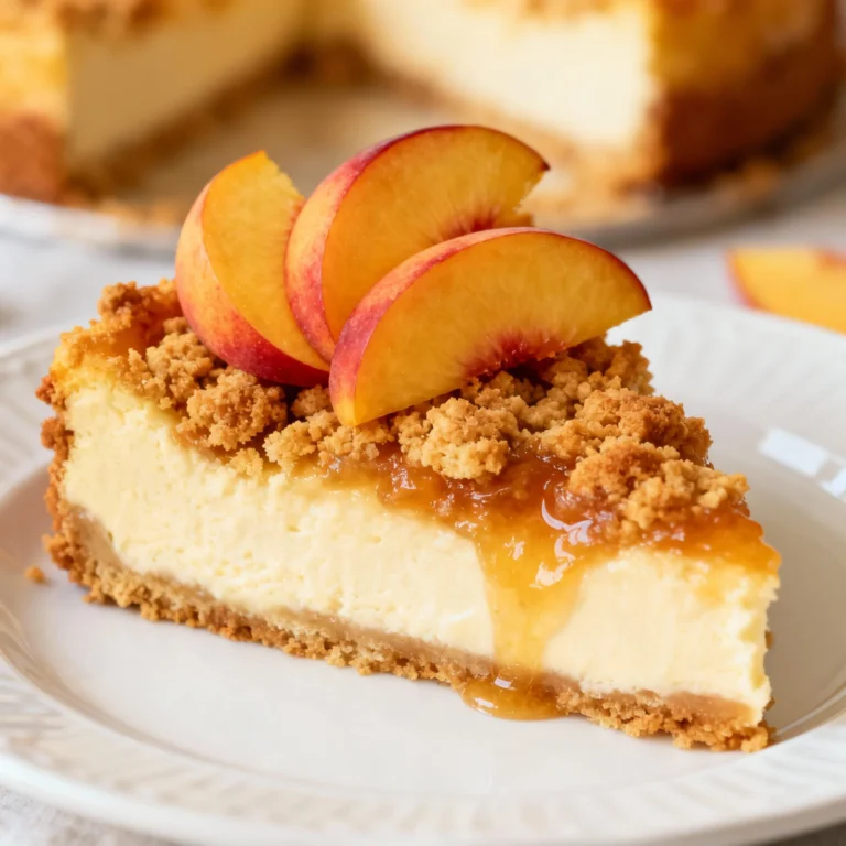 Peach Cobbler Cheesecake Recipe: A Slice of Summer Heaven