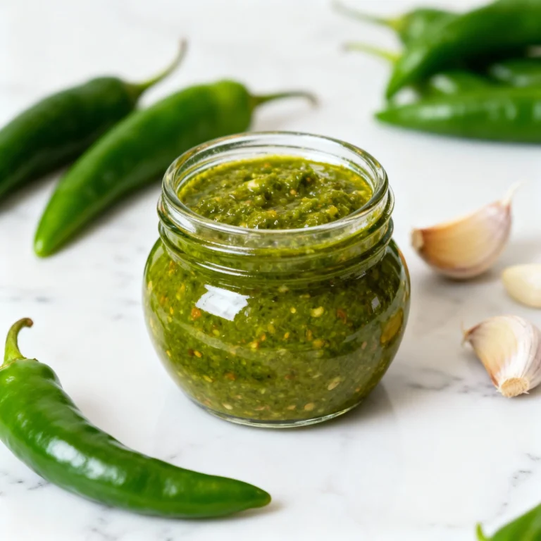 Green Chili Sauce Recipe: The Zesty Kick You Need!