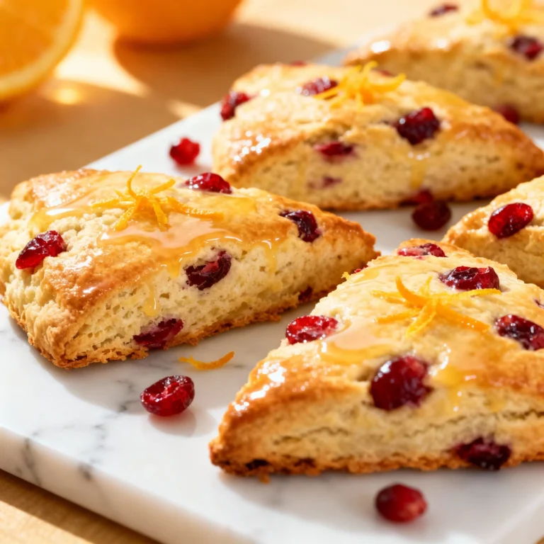 Cranberry Orange Scones Recipe: A Burst of Sunshine in Every Bite!