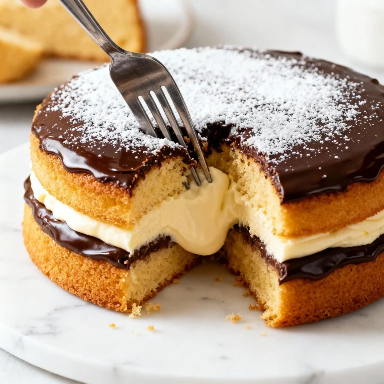 Boston Cream Pie Recipe: The Ultimate Indulgence!
