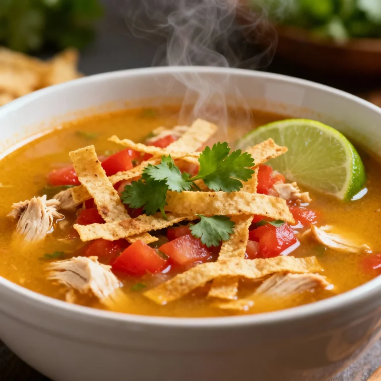 Easy Chicken Tortilla Soup Recipe: Comfort in a Bowl, Ready in Minutes!