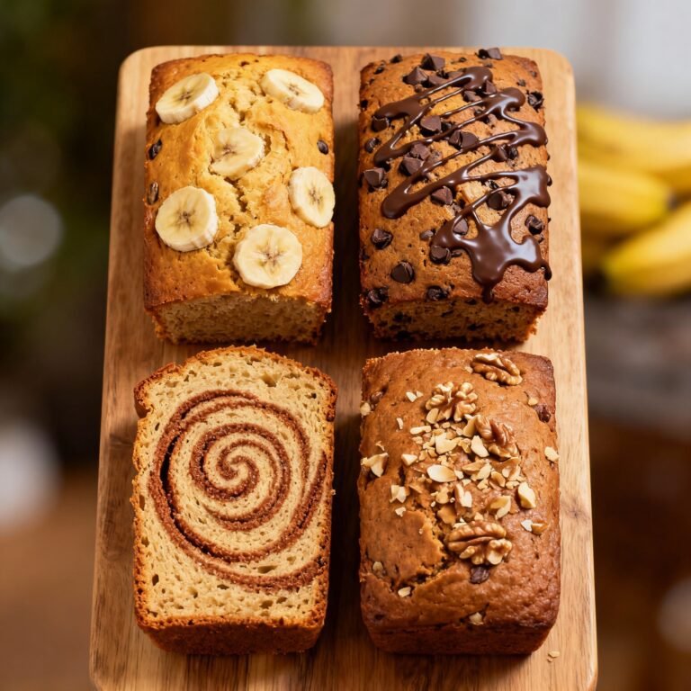 4 Banana Bread Recipes Easy: From Classic to Crazy Delicious!