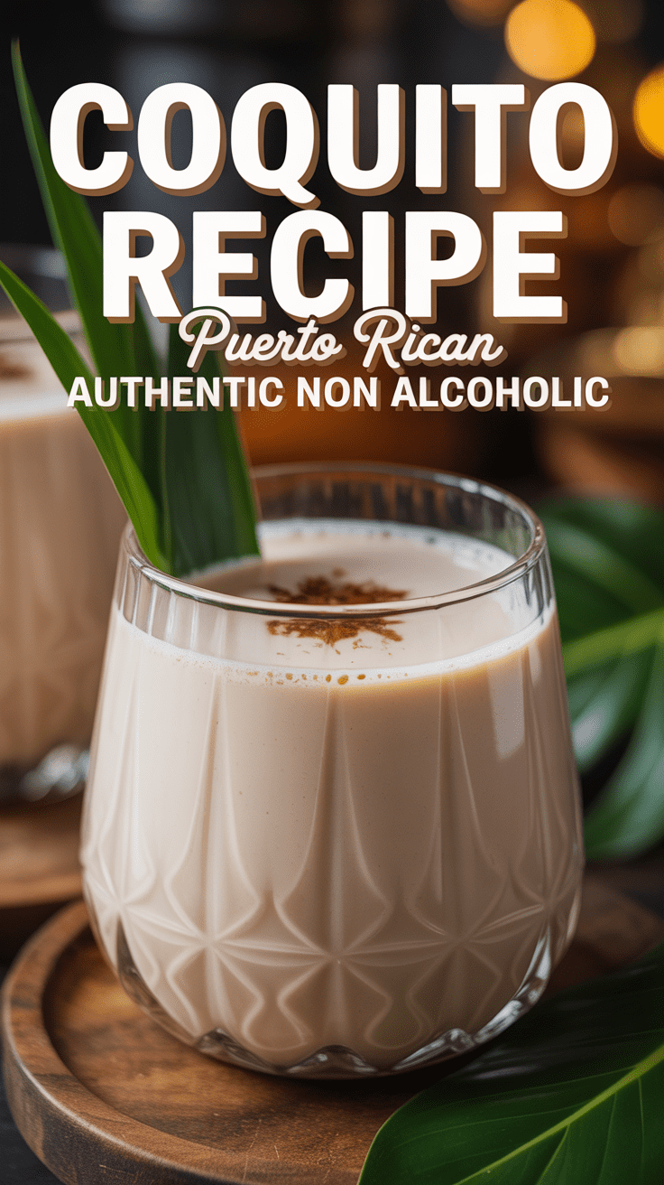 🥥 Coquito Recipe Puerto Rican Authentic Non Alcoholic That Tastes Like a Tropical Hug