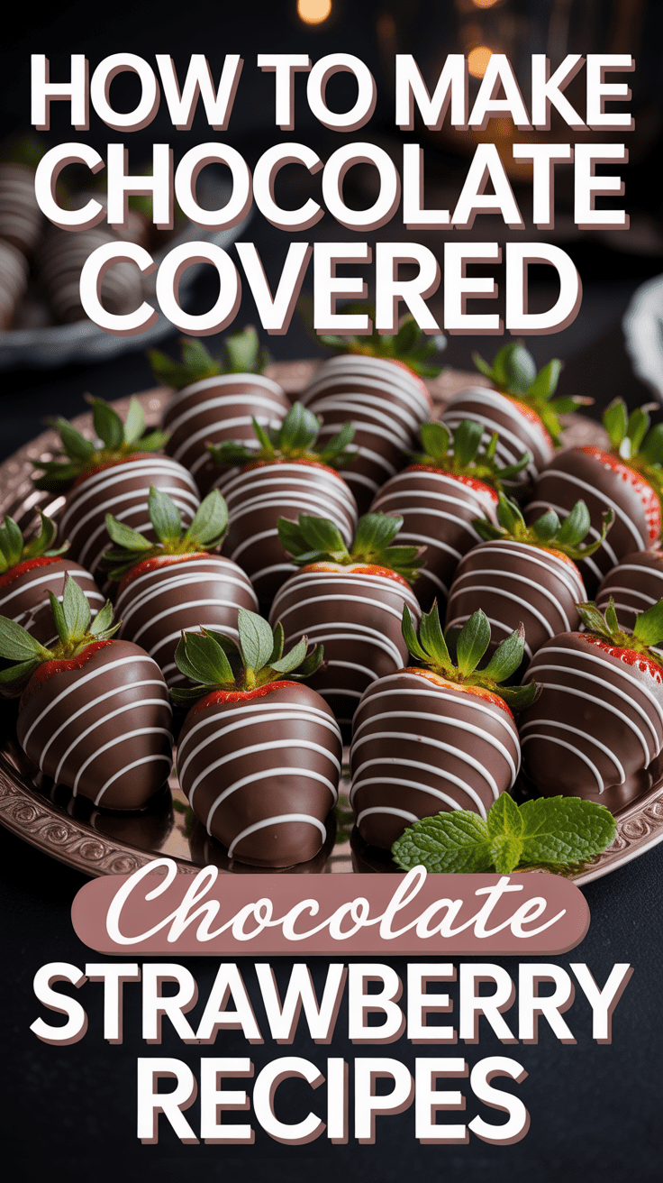 🍓 How To Make Chocolate Covered Strawberry Recipes That Melts in Your Mouth
