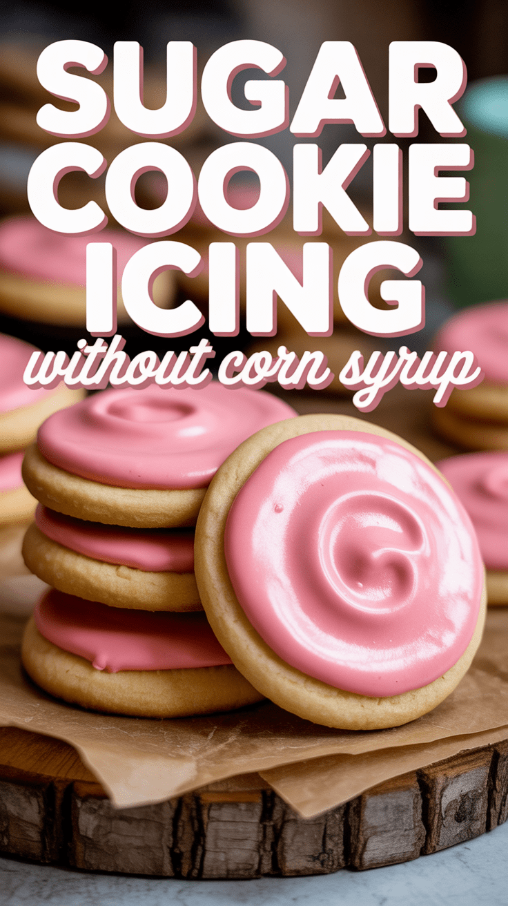 🌸 Sugar Cookie Icing Without Corn Syrup That Melts in Your Mouth